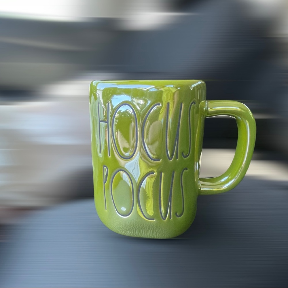 Rae Dunn HOCUS POCUS Iridescent/Luster Halloween Ceramic Coffee Mug NEW!!